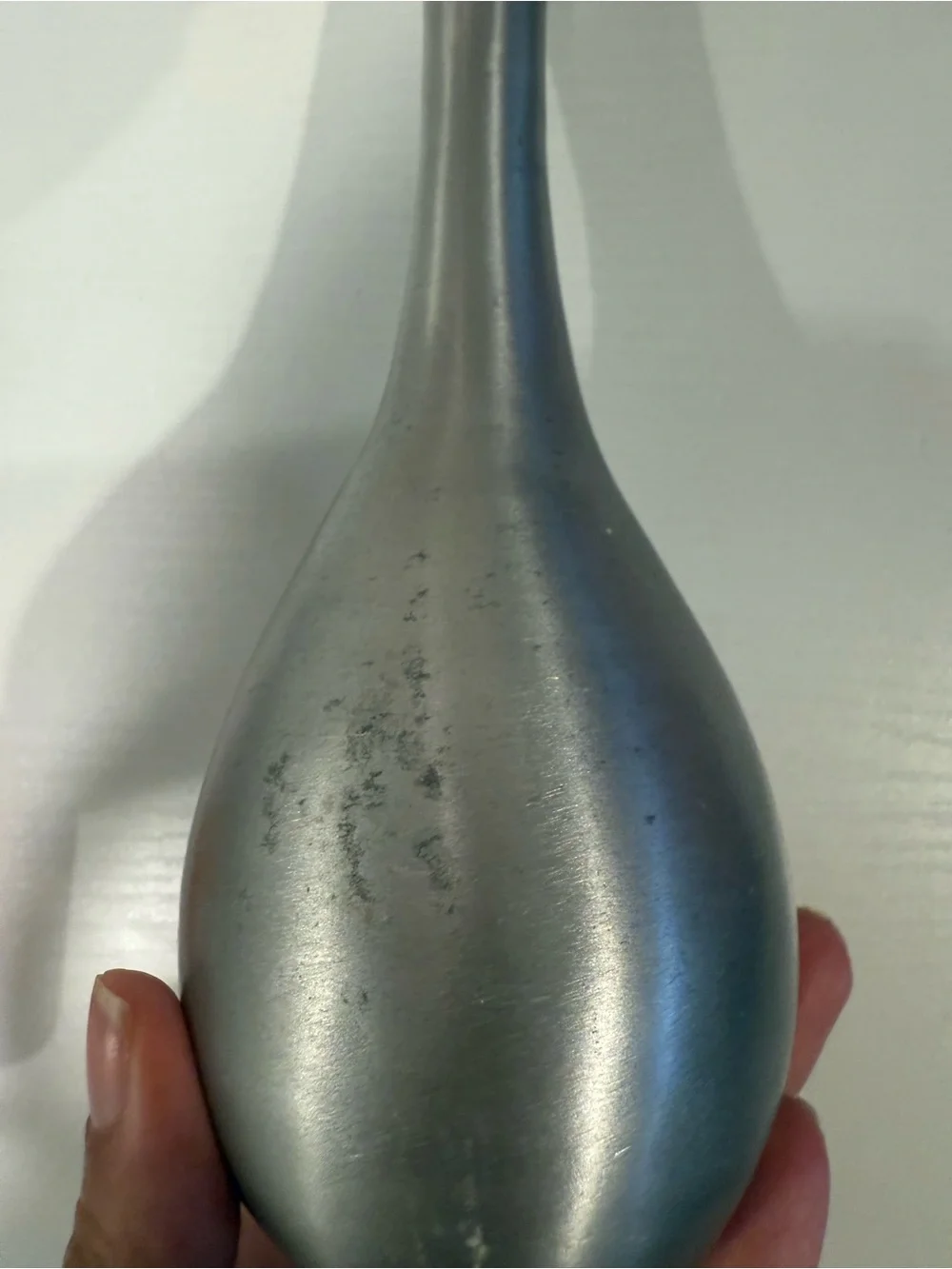 Vintage Silver Metal Decorative Bud Vases - Set of 3